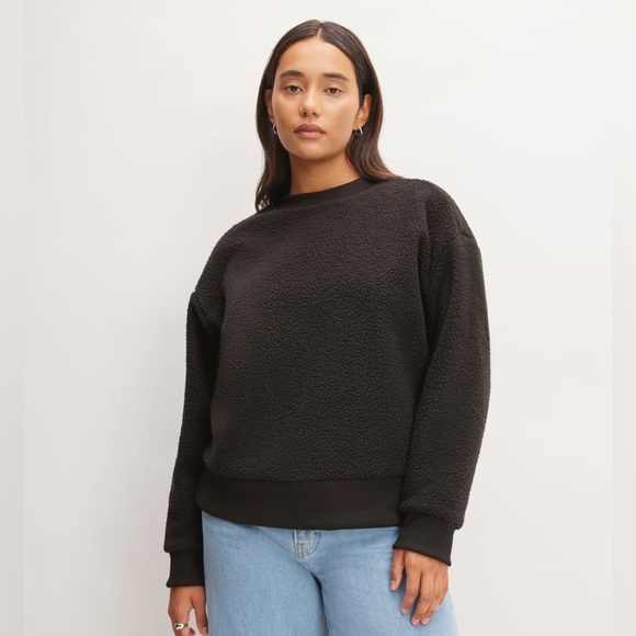 Everlane Sweaters - NWT Everlane Sherpa Crewneck Sweatshirt